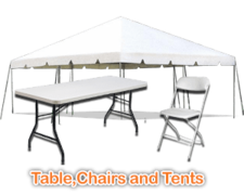 Tent, Table & Chair Rental Packages