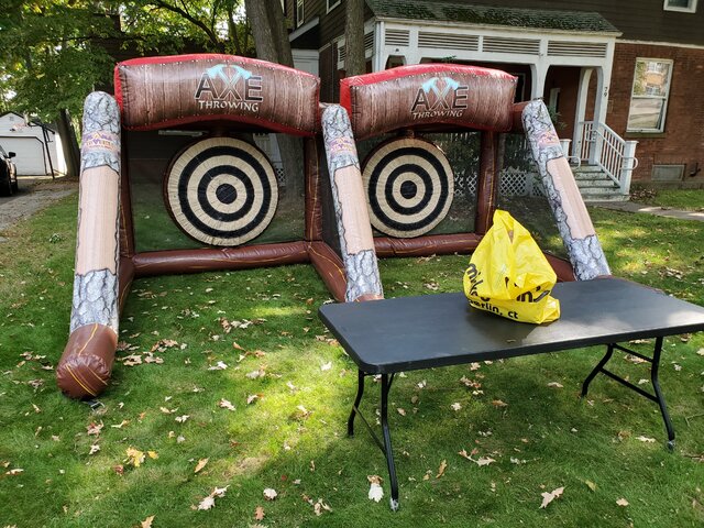 Inflatable Axe Throwing