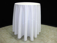 30' Round Cocktail Table - Full Drape